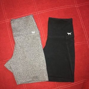 2 Pairs PINK Victoria’s Secret Biker shorts